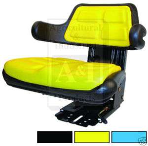 New Universal Tractor Seat John Deere Yellow & Black  