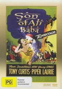 Son of Ali Baba NEW PAL DVD Tony Curtis Piper Laurie  