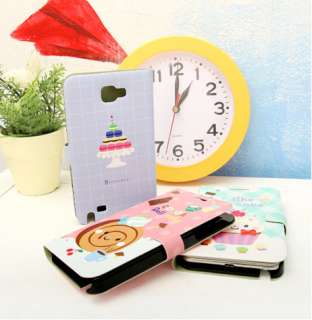   HAPPYMORI Galaxy Note diary type Korean leather cute case cover  