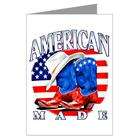   Greeting Cards (10 Pack) American Made Country Cowboy Boots and Hat