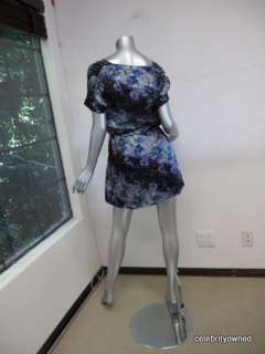 Charlotte Ronson Multi Colored Short Sleeve Dress 4  