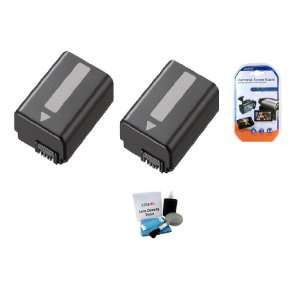  2 Pack Battery Kit For Sony A55, A33, SLT A55, SLT A33 