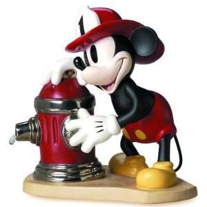  Mickey Mouse Fireman Statue Figure Toys & Games