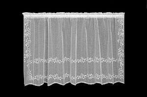 Heritage Lace Sheer Divine Tier 60 x 36 Ecru/Flax/White  