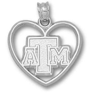 Texas A&M Aggies TAMU NCAA Sterling Silver Charm  Sports 