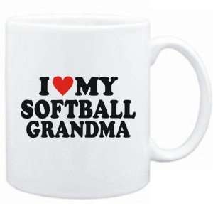    New  Love My Softball Grandma  Mug Sports