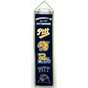  Pittsburgh Panthers Wool 8x32 Heritage Banner Sports 