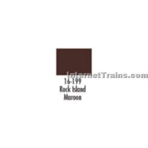  Badger Model Flex Railroad Paint   Rock Island Maroon (1 