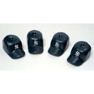   MLB 4 Pack of New York Yankees 2 Baseball Cap Candles Toys & Games