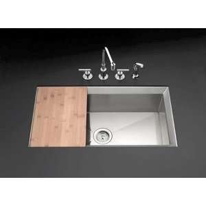 Kohler Single Basin Undercounter Kitchen Sink w/Mirror Finish K 3158 H 
