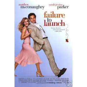  Failure to Launch, Original Double Sided Movie Poster 