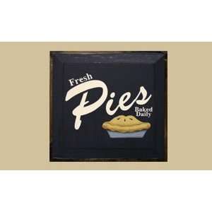  SaltBox Gifts I1212P Fresh Pies Baked Daily Sign Patio, Lawn & Garden