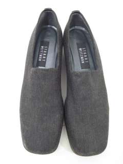 STUART WEITZMAN Black Knit Loafers Shoes Sz 8.5  