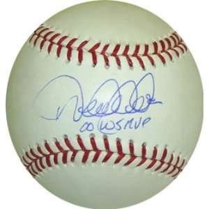  Derek Jeter Signed 00 WS MVP Baseball