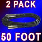 50ft XLR Speaker Cables Audio for EON Mackie mic 50