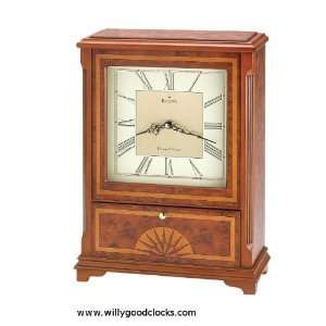  Chatsworth Mantel Clock with Quartz, Dual Chime Movement 