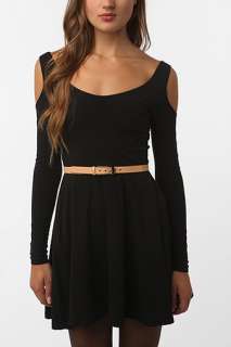 UrbanOutfitters  Sparkle & Fade Cold Shoulder Knit Dress
