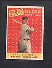 1958 Topps Baseball #489 JACKIE JENSEN ALL STAREXMT/NRMT