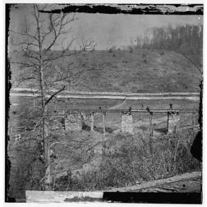  Civil War Reprint Hanover Junction, Pennsylvania. Bridge at Hanover 