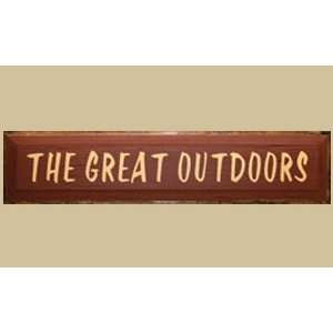   SaltBox Gifts RW836TGO The Great Outdoors Sign Patio, Lawn & Garden