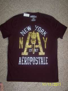 NWT Aeropostale Mens Young Mens Boys T Shirts S M L & XL TWO STYLES 