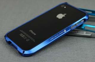 DEFF CLEAVE METAL CASE ALUMNIUM BUMPER FOR IPHONE 4 & 4S (BLUE 
