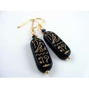  Miss Tut Earrings (Black) Jewelry