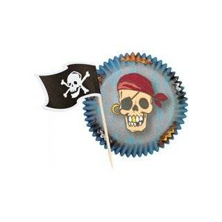 Halloween Pirate Cupcake Toppers  Toys & Games  
