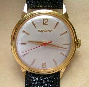 MOVADO 17j Vintage 60s Swiss Gents Wrist Watch  
