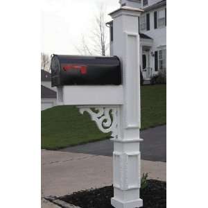  Mr. Mailbox Man Colonial Mailbox Post with Copper Top 