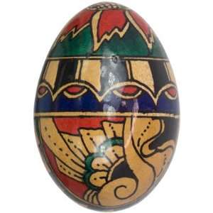  Wood Egg Shaker Art Deco (each)