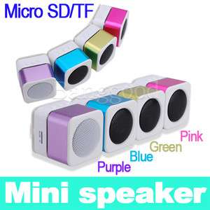 New Mini Speaker Music Player FM Radio USB Micro SD/TF For  PC iPod 