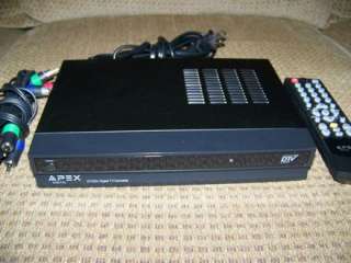   Digital TV Converter Box with Remote & Component Cable   S Video
