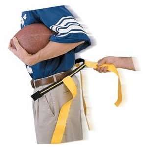 Rip Flag Quick Release One Piece 3 Flag Belts BLACK BELT/YELLOW FLAG 