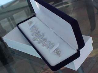   Longer Deluxe BLUE VELVET Jewelry BRACELET or WATCH Gift Box  