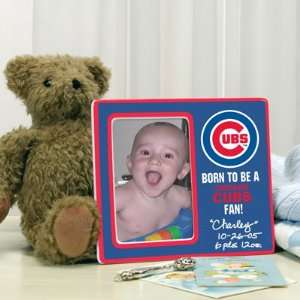  Chicago Cubs Born to Be Ceramic Picture Frame 