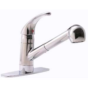  Chrome Pull Out Kitchen Sink Faucet   Loop Handle