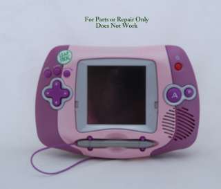 Leapfrog Pink Leapster Game System for PARTS OR REPAIR  