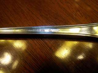 Sterling Silver Olive fork 2 tines hallmark M with eagle  