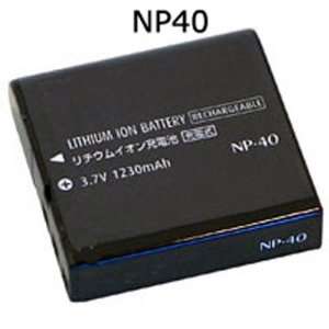   Replacement Battery Casio NP40 1300 mAh 3.7 volts