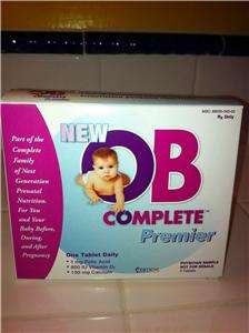OB complete premier prenatal vitamin samples 30  