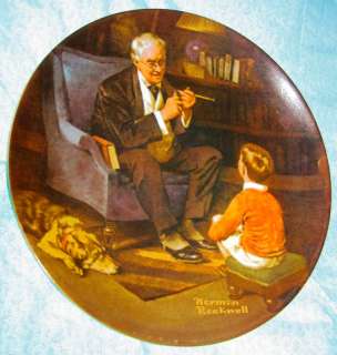 The Tycoon 1982 Norman Rockwell Plate Mint  