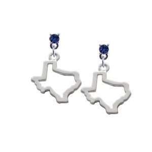 Texas Outline   Silver Plated Charm [Jewelry]