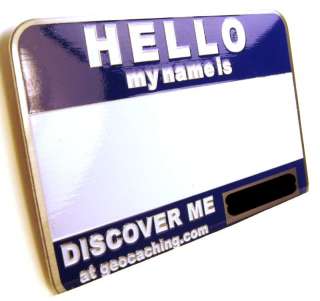 Aluminum Event Nametag Geocoin