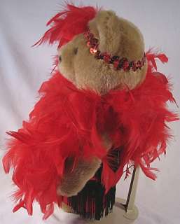 Bearly People Flapper Bear with Pearls  