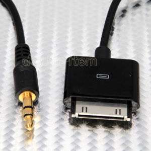 5mm JACK TO iPOD DOCK AUX AUDIO CABLE CAR STEREO 3.5  