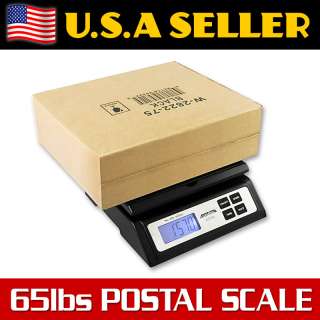   Pro 65LBx0.2 OZ Large Backlit Shipping Postal Scale w/ AC & 9V Battery