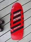 VTG *RARE 70s 80s Santa Cruz Duane Peters NOS 11 skateboard deck w 