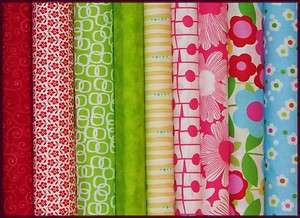 FAT QUARTERS ~POWER FLOWERS ~ FROM MO AND MACS FABRIC SHACK  