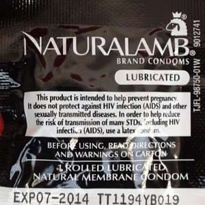   Trojan Natural Lamb Condom Of The Month Club